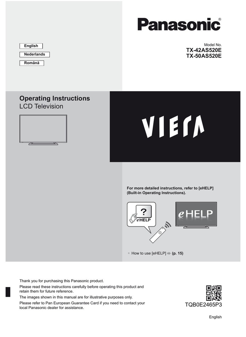 Panasonic TX-50AS520E User manual