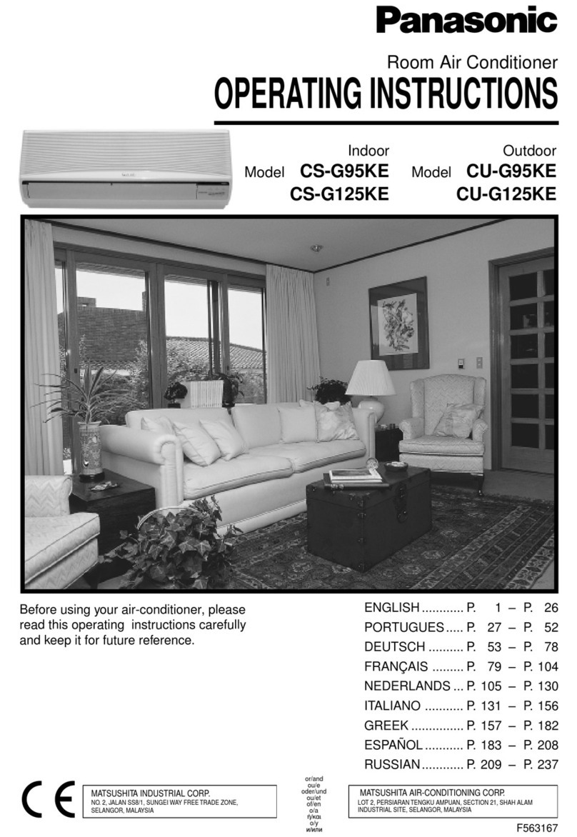 Panasonic CUG95KE operating instructions