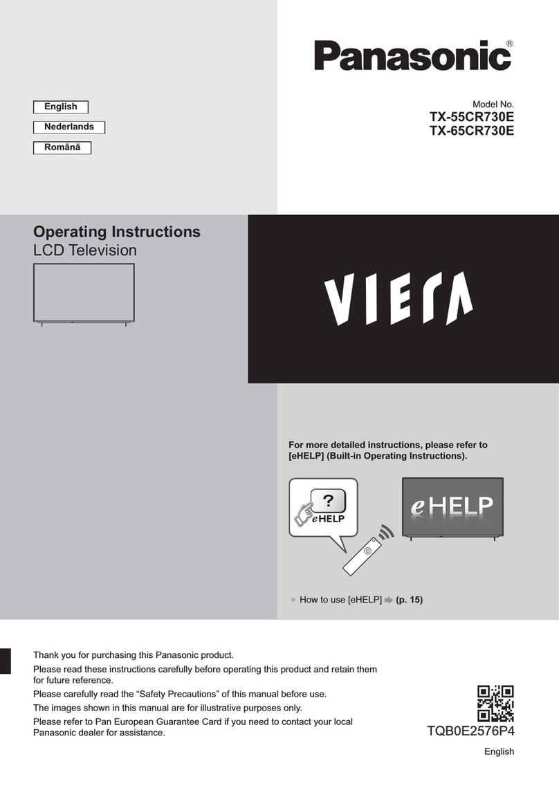 Panasonic TX65CR730E User manual