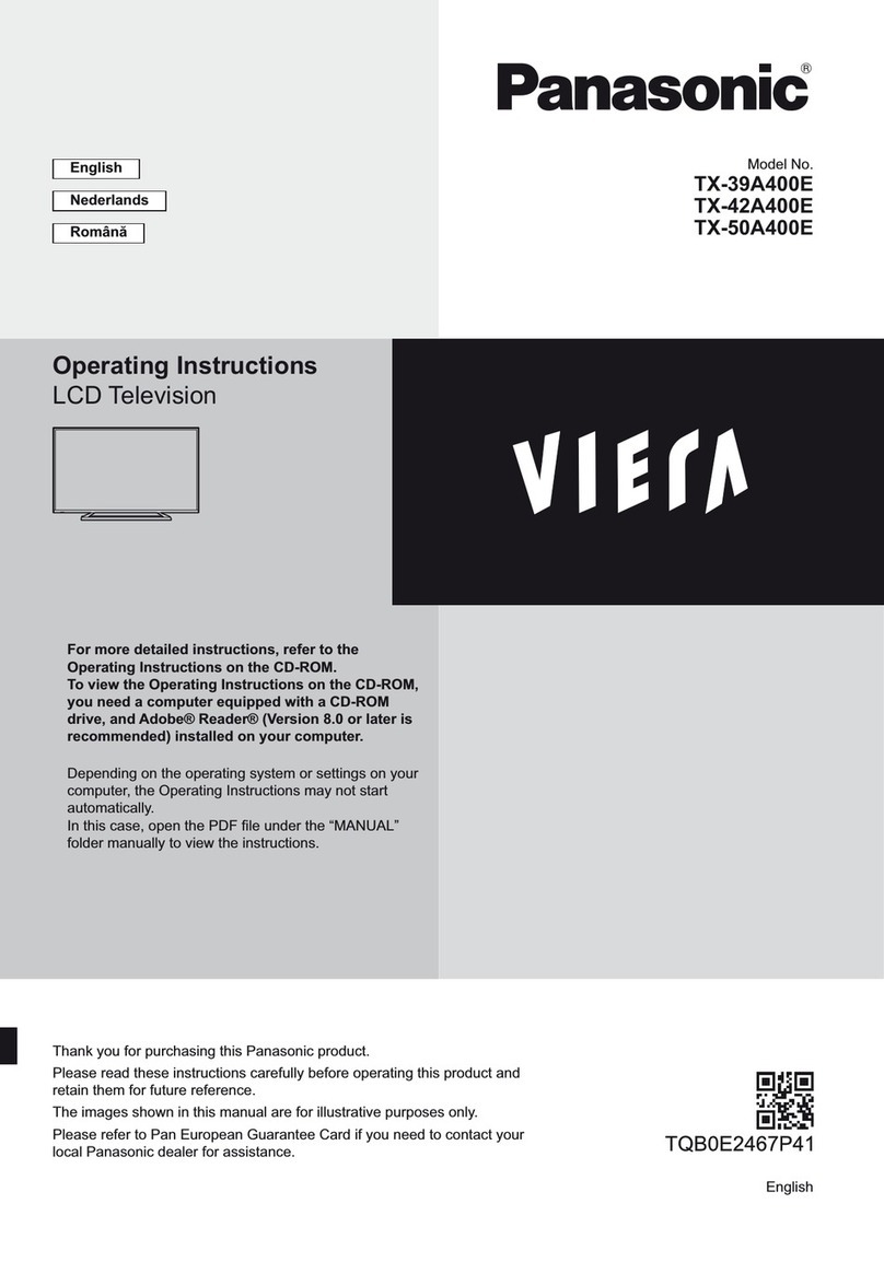 Panasonic VIERA TX-50A400E User manual