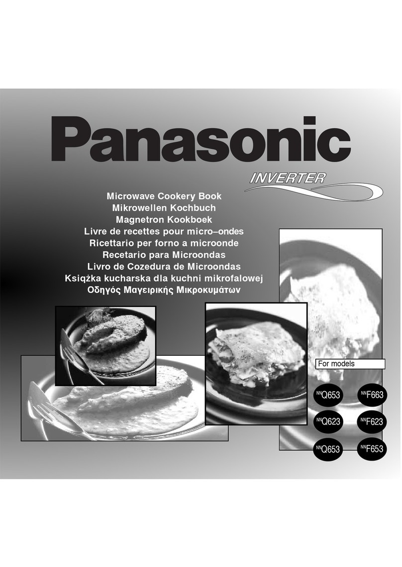 Panasonic NNF653 Cookery book