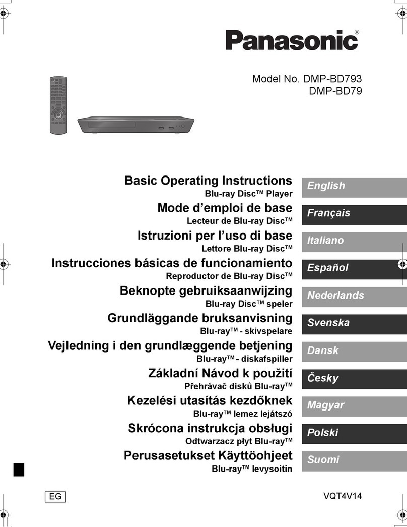 Panasonic DMPBD79 Technical specifications