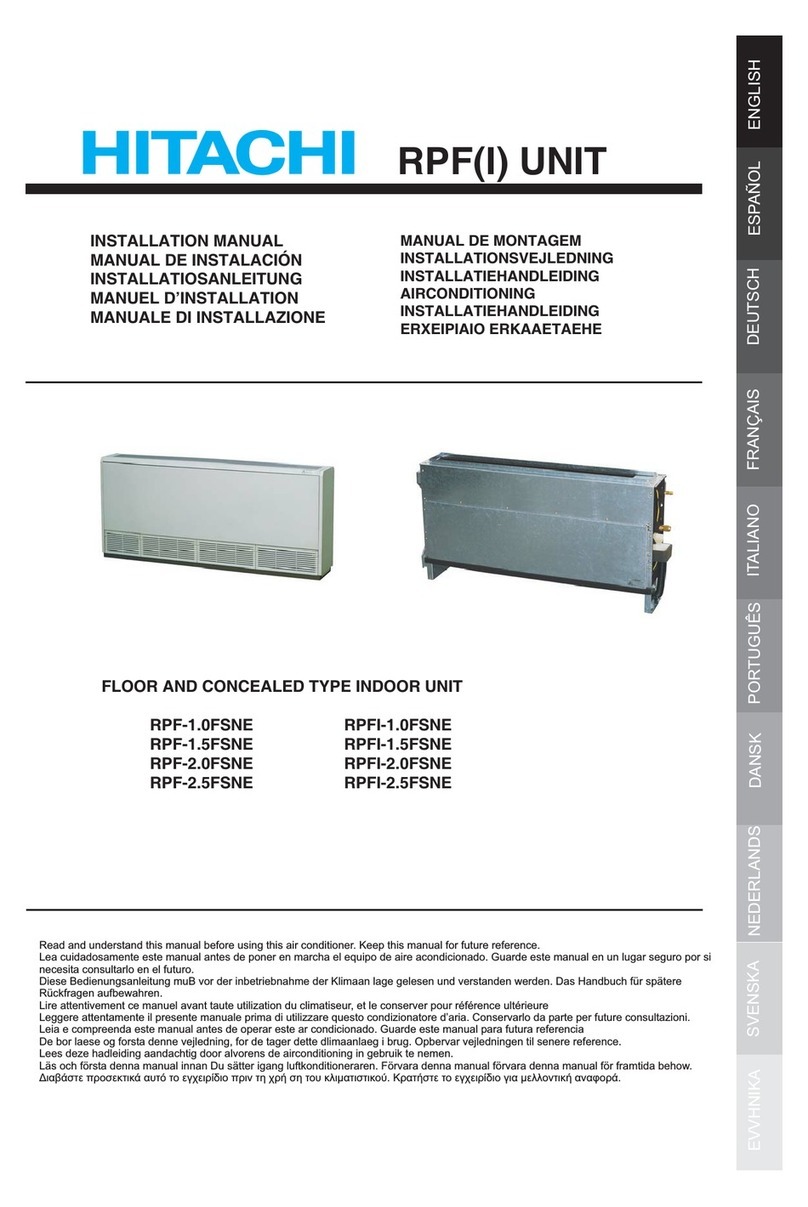 Hitachi RPFI-2.5FSNE User manual