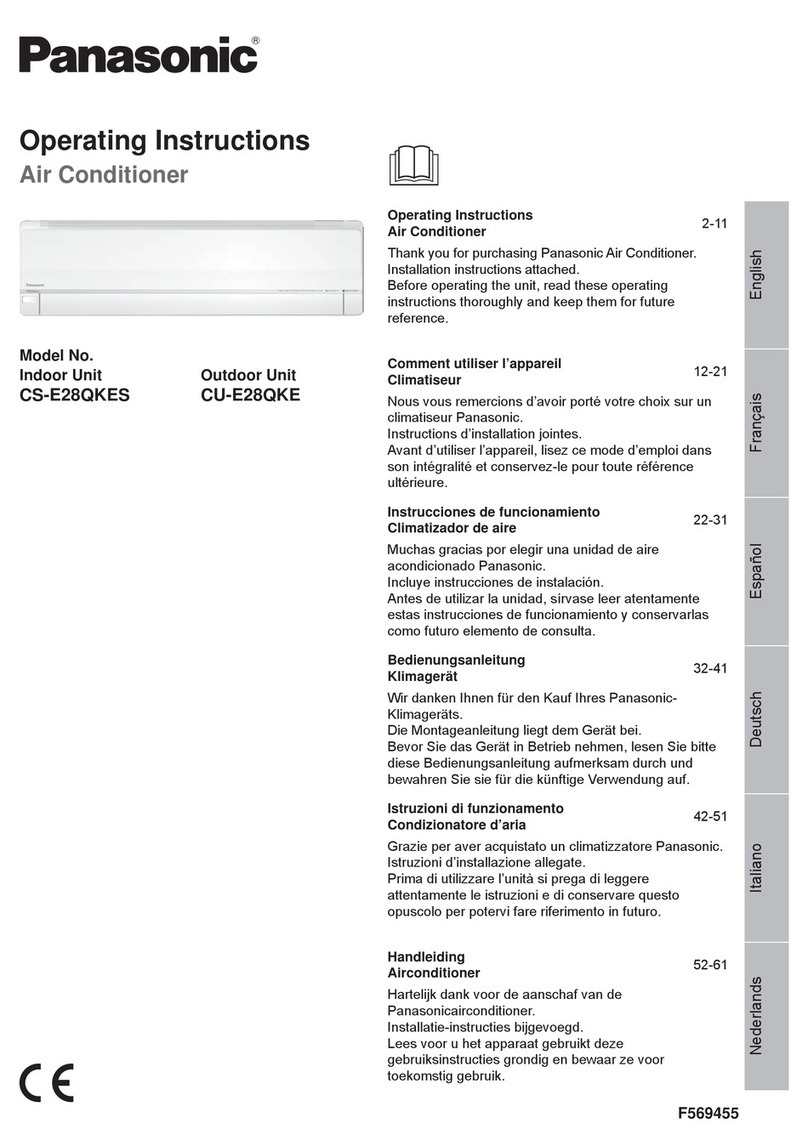 Panasonic CU-E28QKE User manual