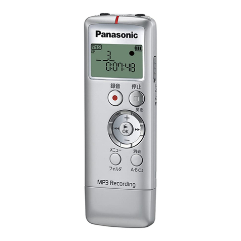 Panasonic RR-US310 operating instructions