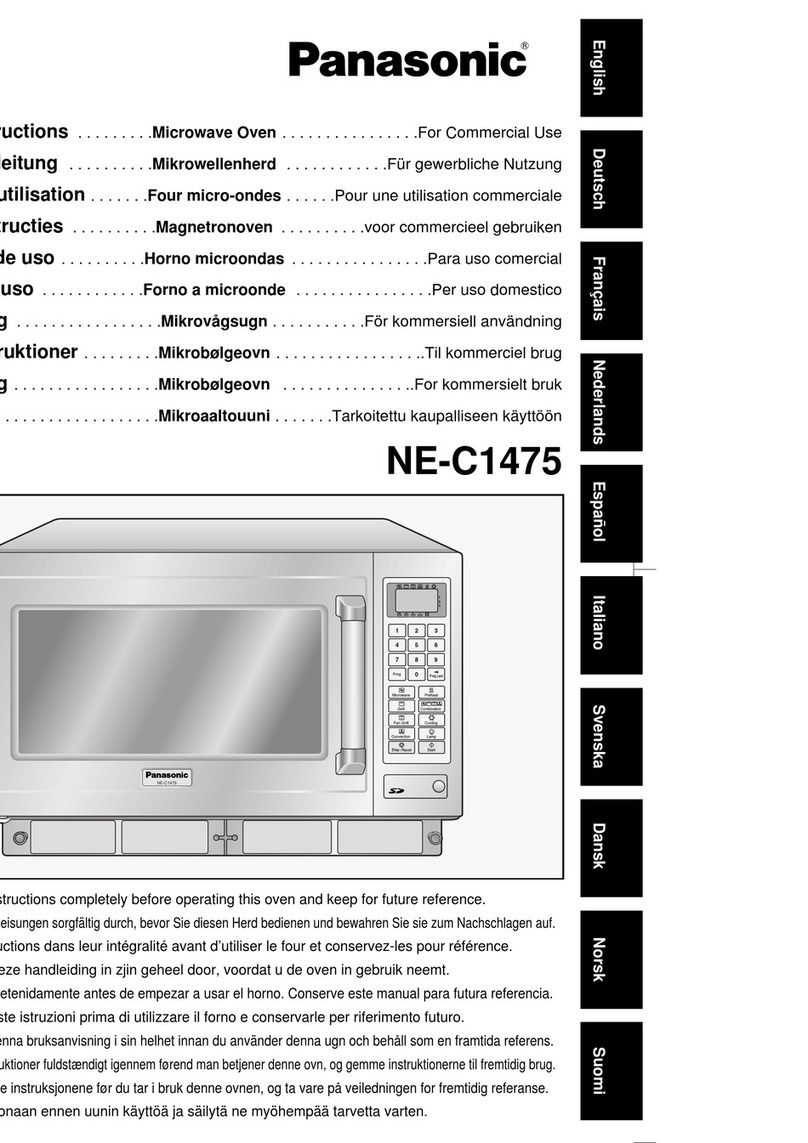 Panasonic NE-C1475 operating instructions