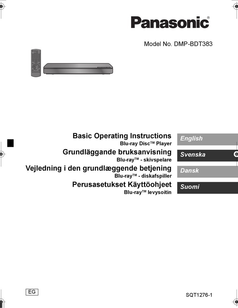 Panasonic DMP-BDT383 Technical specifications