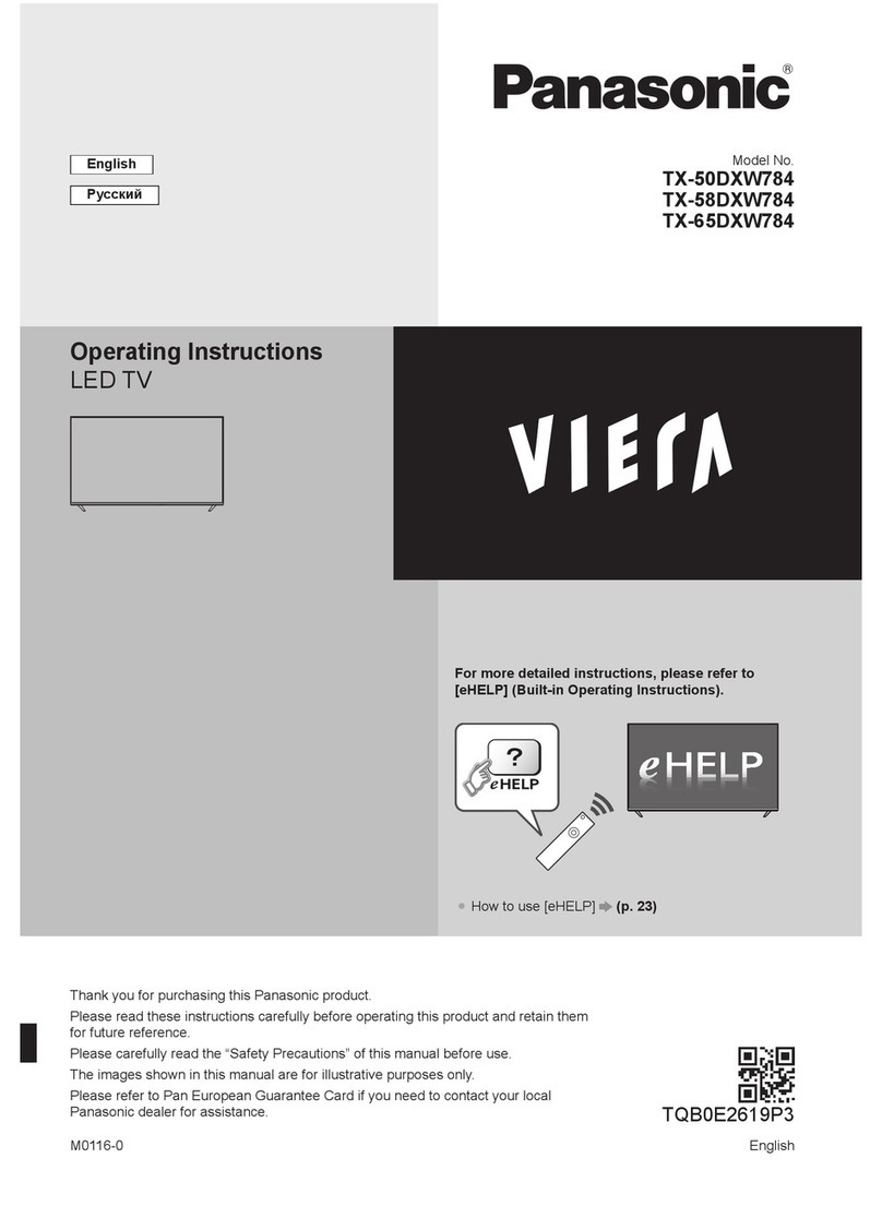 Panasonic TX-58DXW784 User manual
