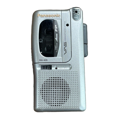 Panasonic RN-405 operating instructions
