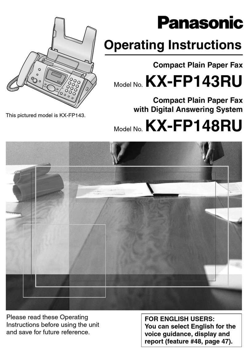 Panasonic KX-FP148RU operating instructions Panasonic KX-FP148RU operating instructions