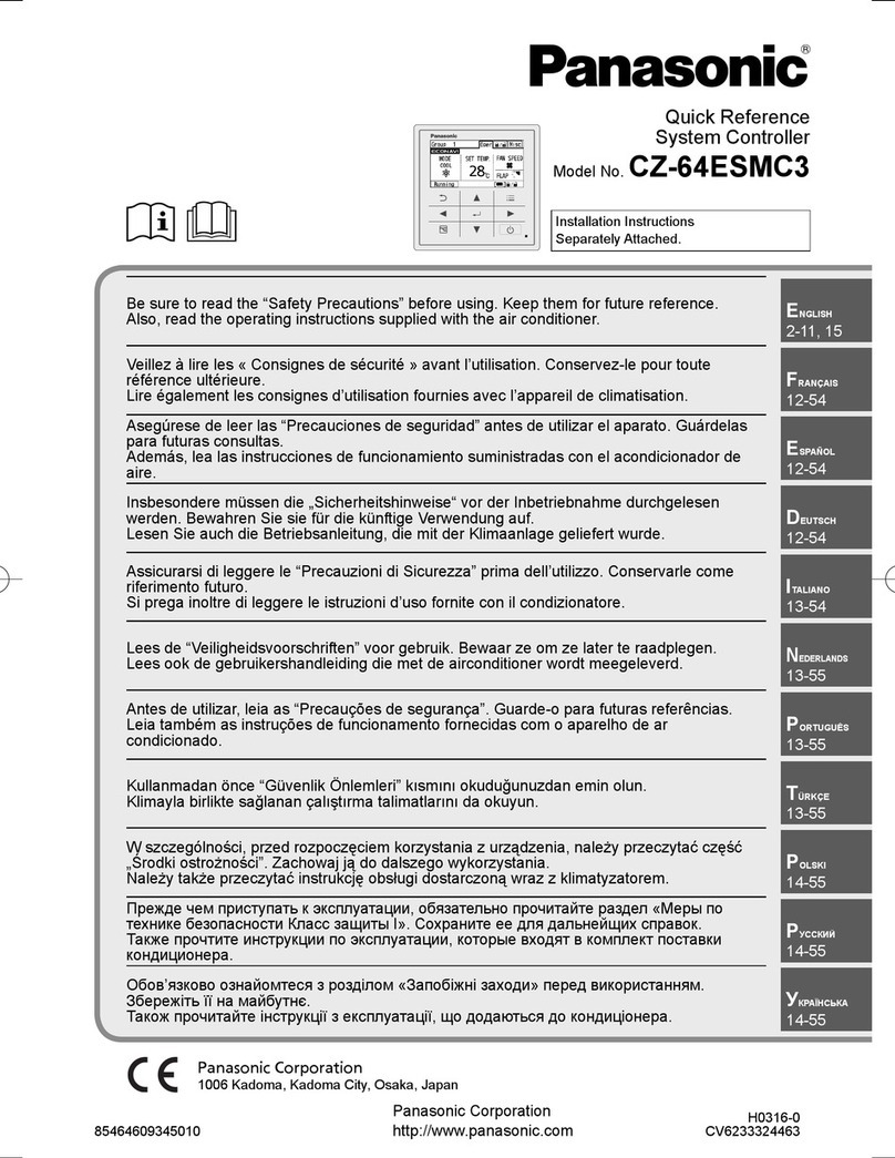 Panasonic CZ-64ESMC3 quick reference
