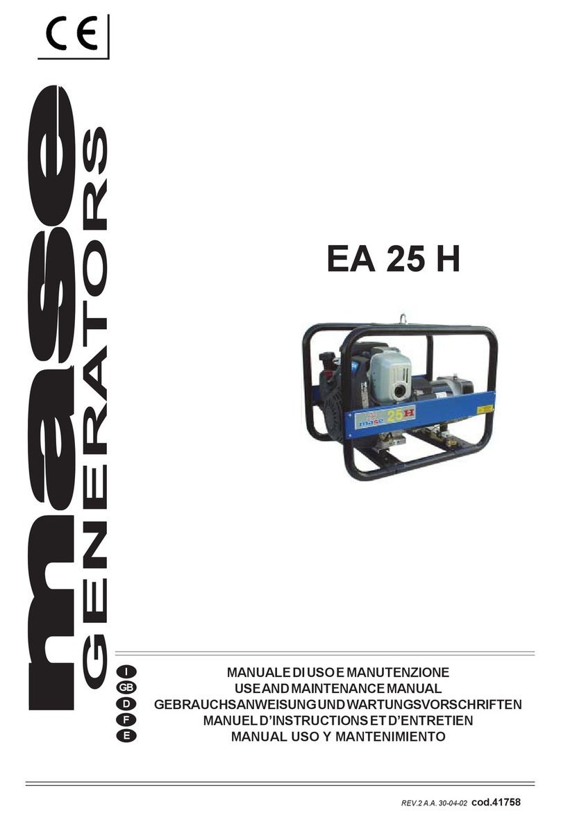 Mase EA 25 H User manual