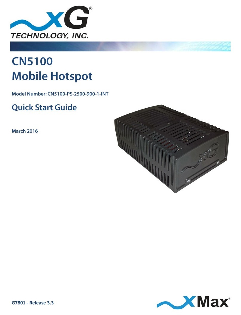 xG Technology CN5100-PS-2500-900-1-INT quick start guide