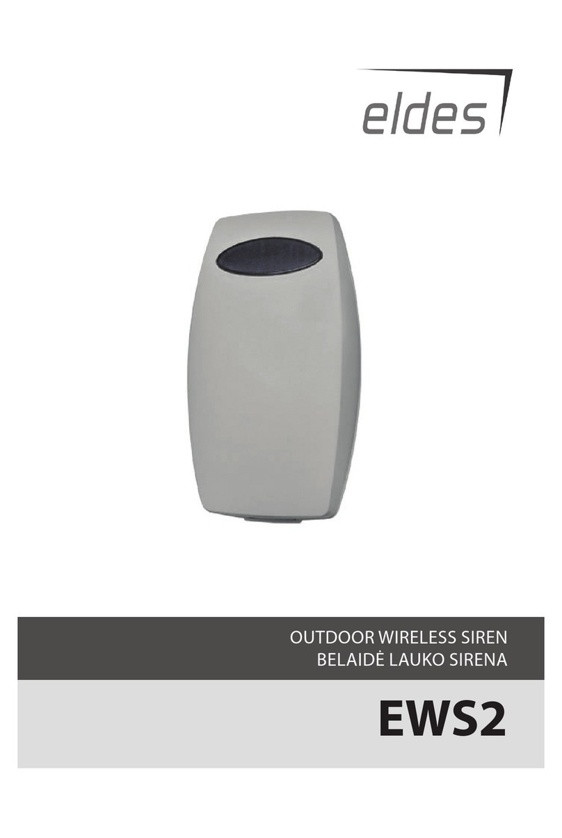 Eldes EWS2 User manual