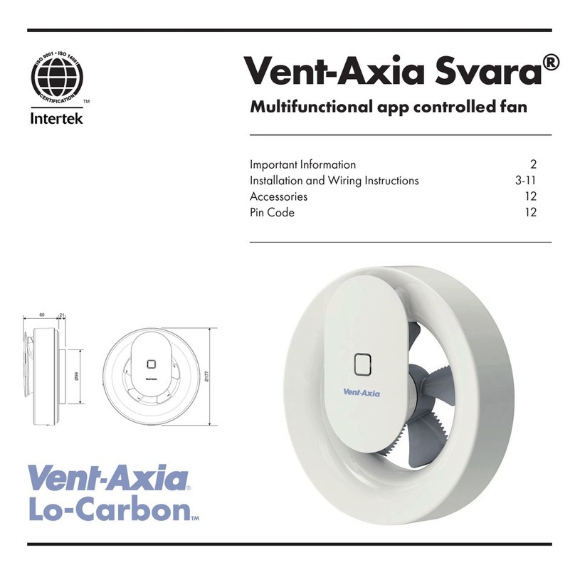 Intertek Vent-Axia Svara User manual