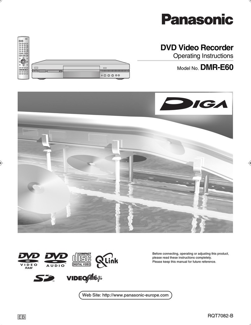 Panasonic Diga DMR-E60 User manual