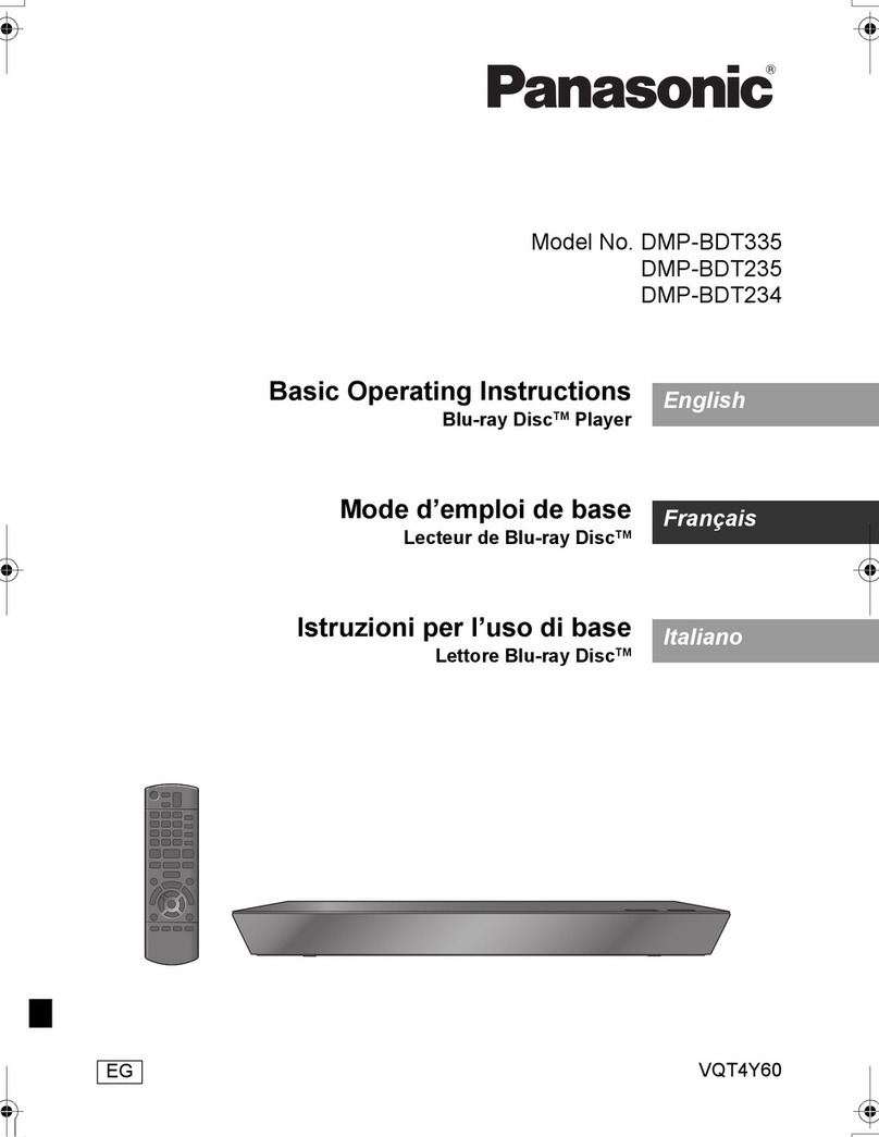 Panasonic DMP-BDT335 Technical specifications