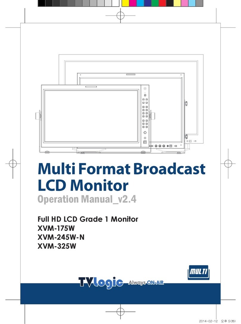 TV Logic XVM-325W User manual