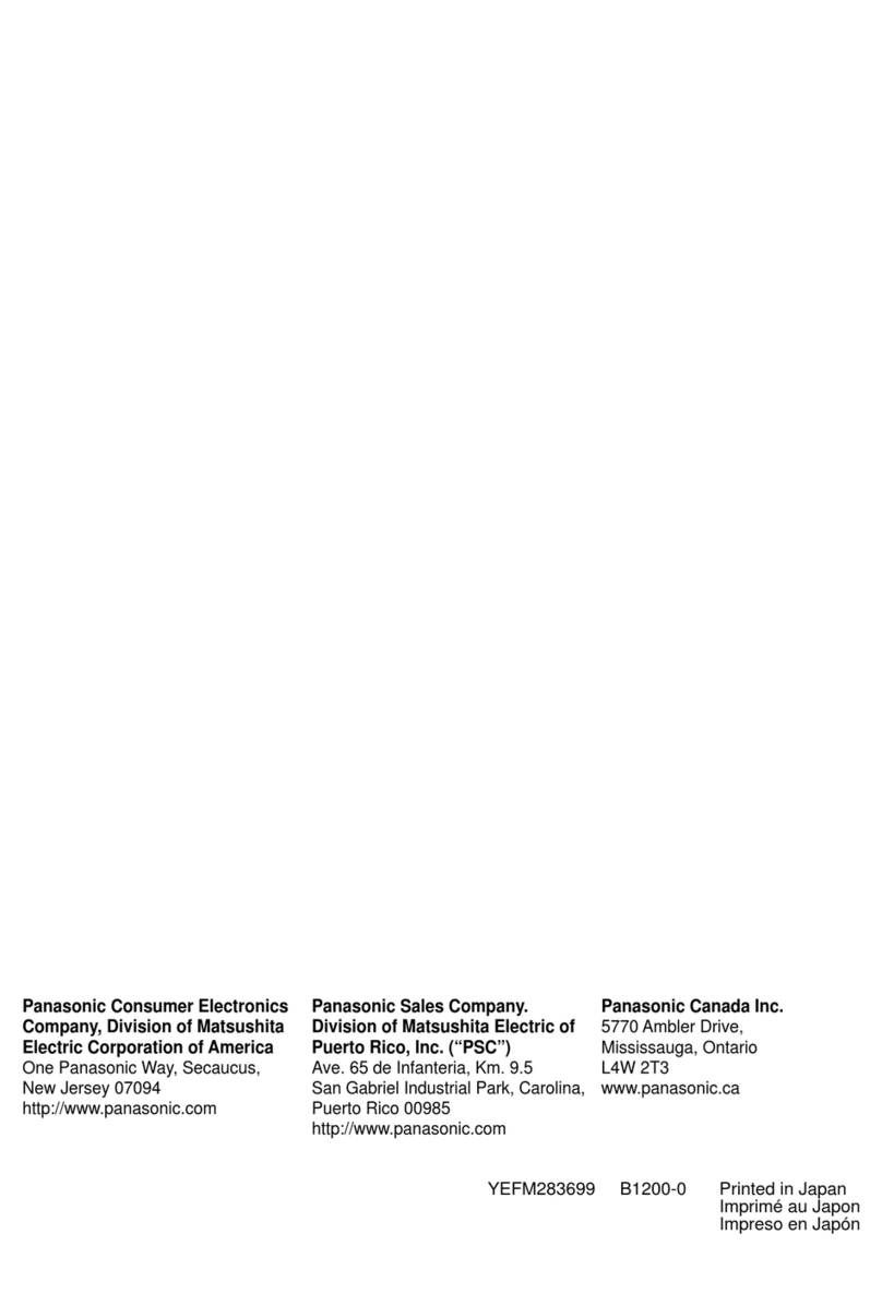 Panasonic CY-VMC7000U operating instructions