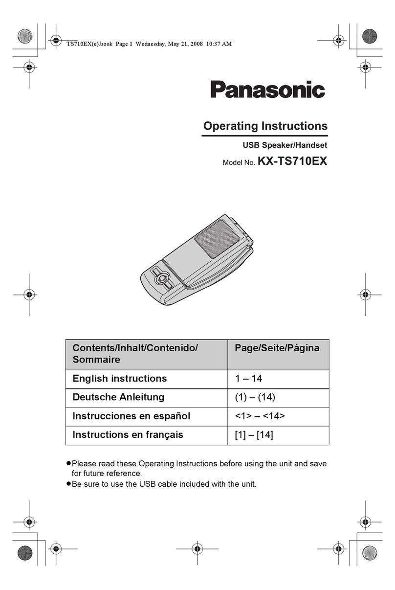 Panasonic KX-TS710EX User manual