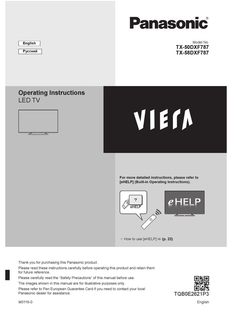 Panasonic TX-58DXF787 User manual