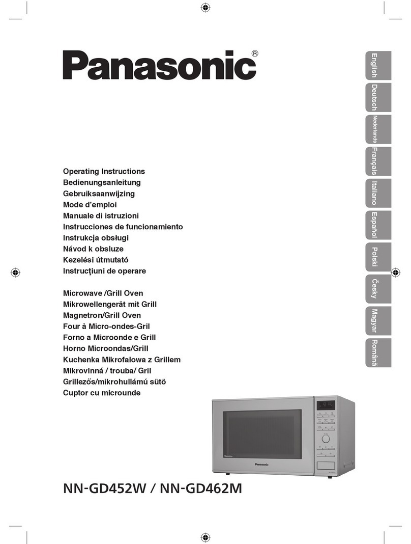 Panasonic NN-GD462M operating instructions