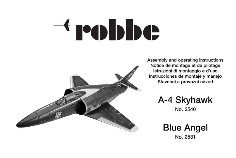 ROBBE A-4 Skyhawk 2540 User manual