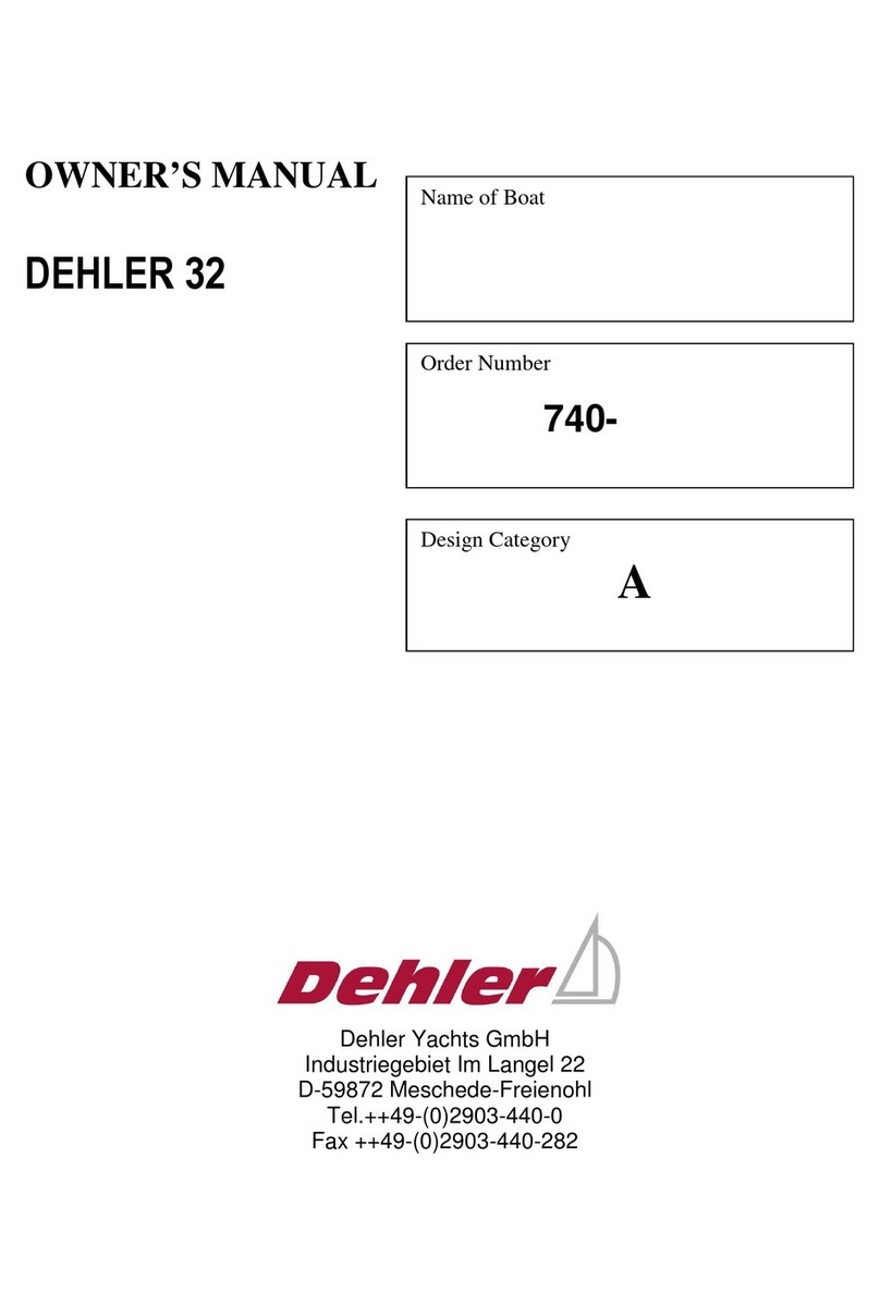 Dehler 32 owner's manual