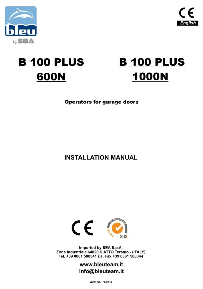 SEA B 100 PLUS 1000N installation manual