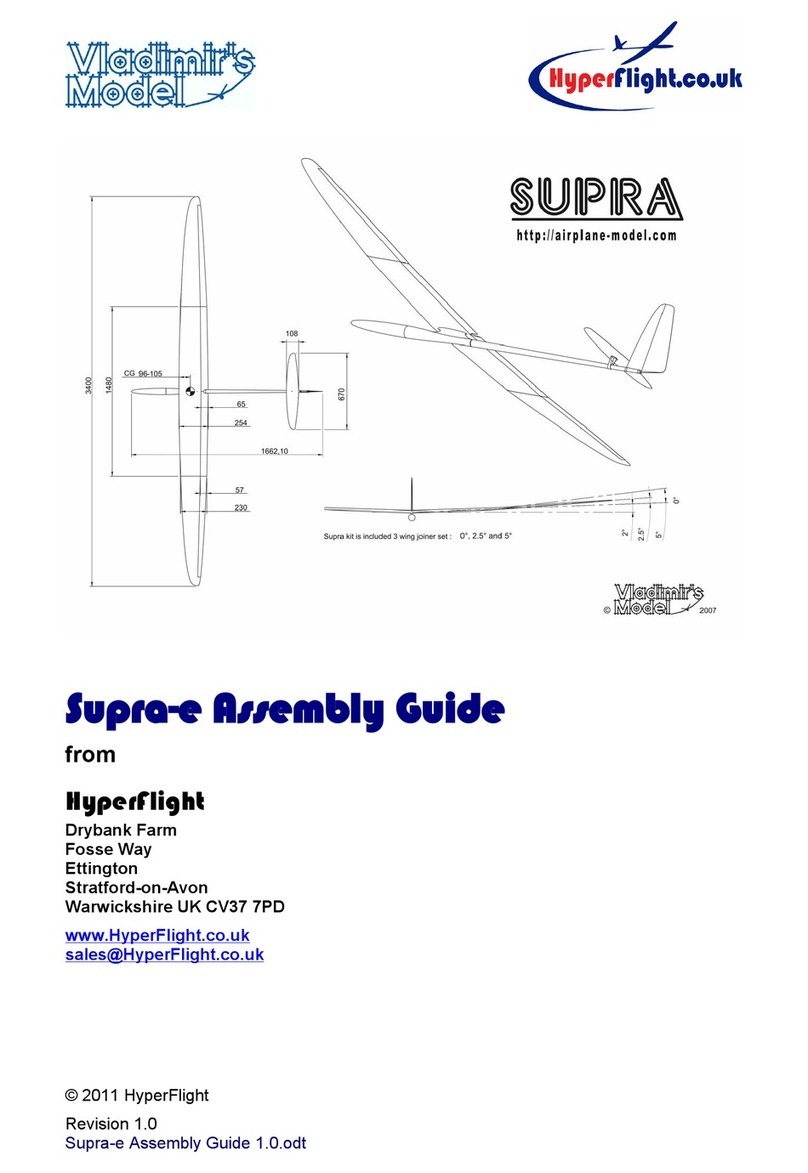 Hyperflight supra-e Assembly guide