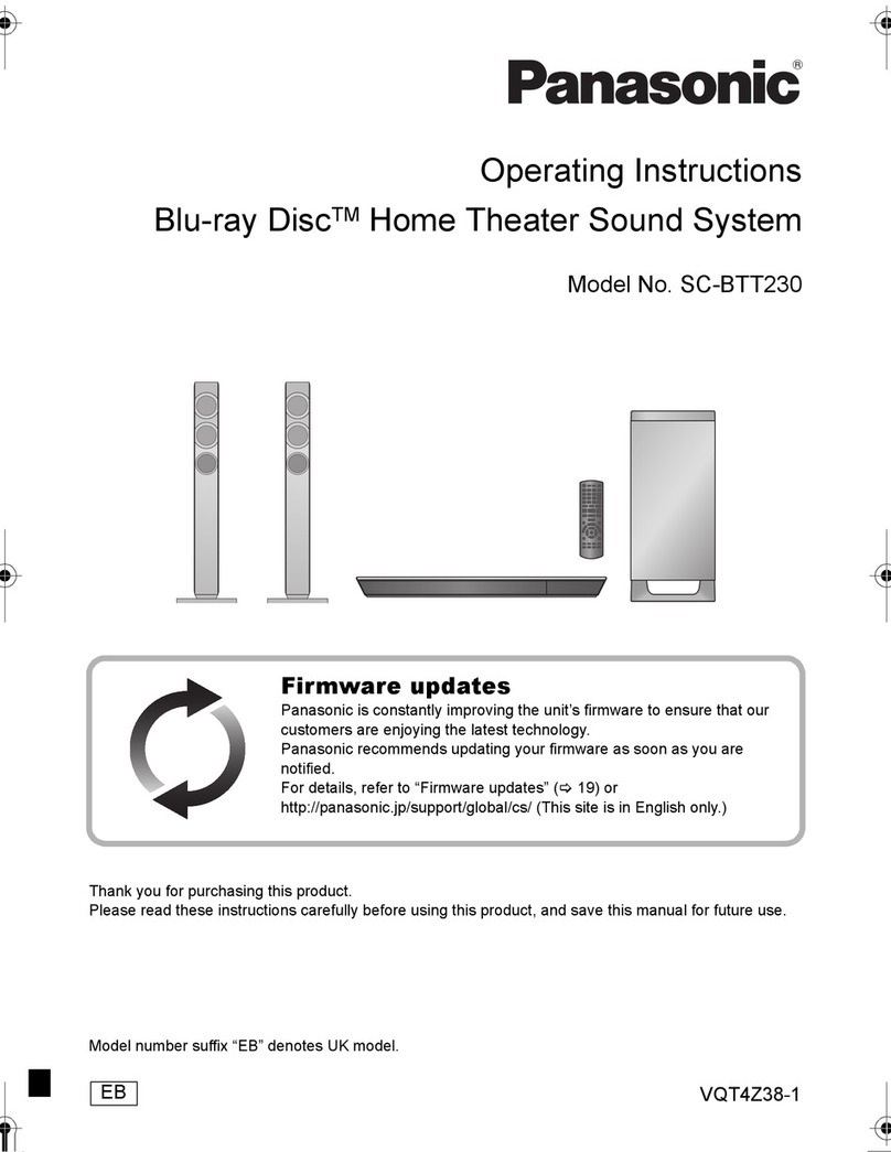 Panasonic SC-BTT230 operating instructions
