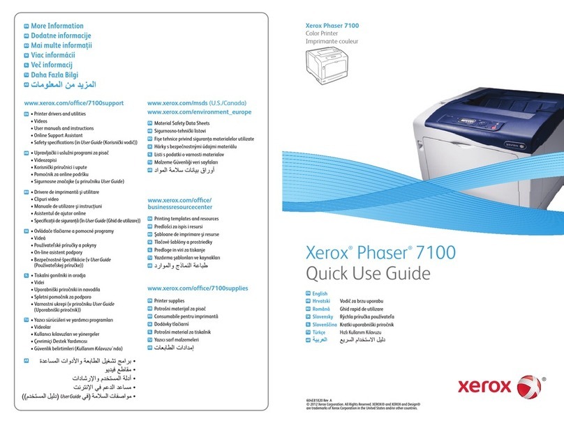 Xerox Phaser 7100 Operating manual