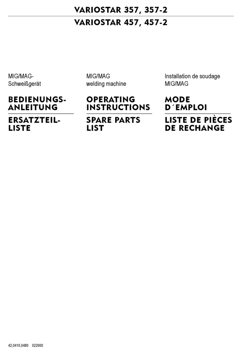 FRO­NIUS VARIOSTAR 357 User manual