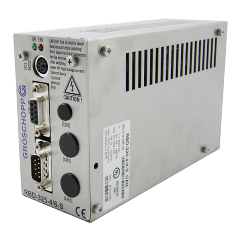 Groschopp RBD-325-4/6-S product manual