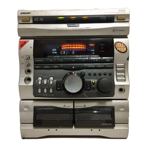 Sony HCD-V515 User manual