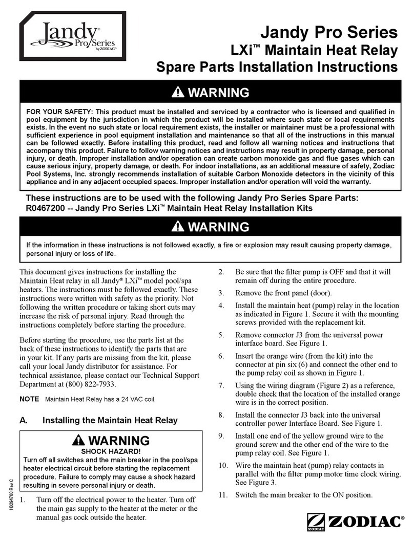 Jandy LXi User manual