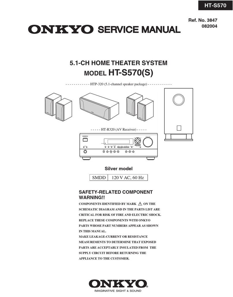 Onkyo HT-S570(S) User manual