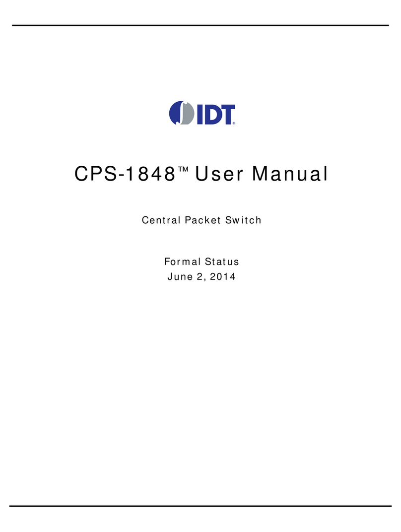 IDT CPS-1848 User manual