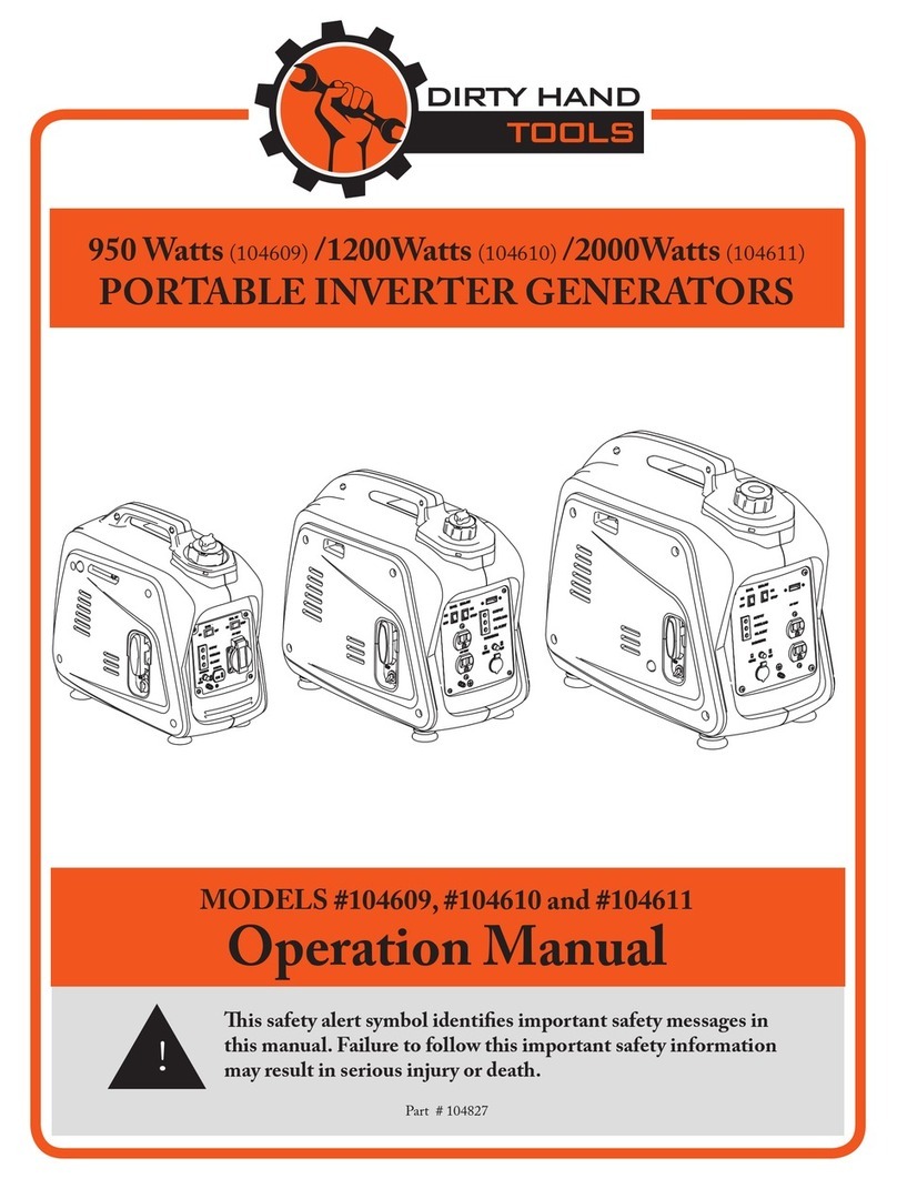 DIRTY HANDS 104609 User manual