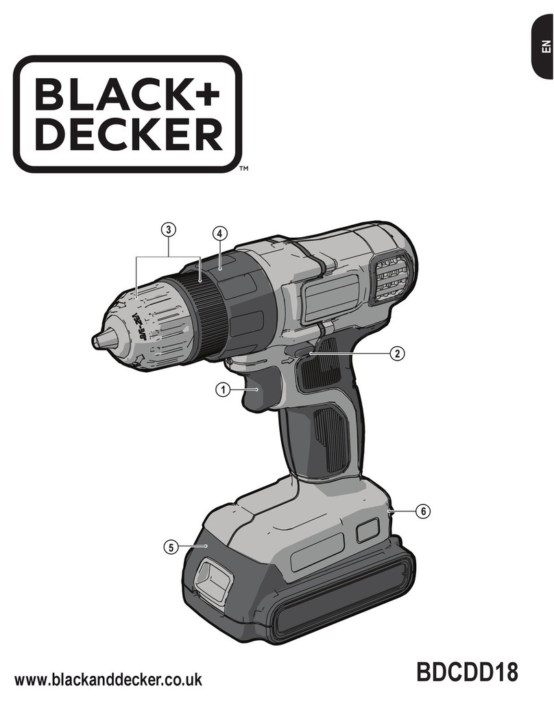 Black & Decker BDCDD18 User manual