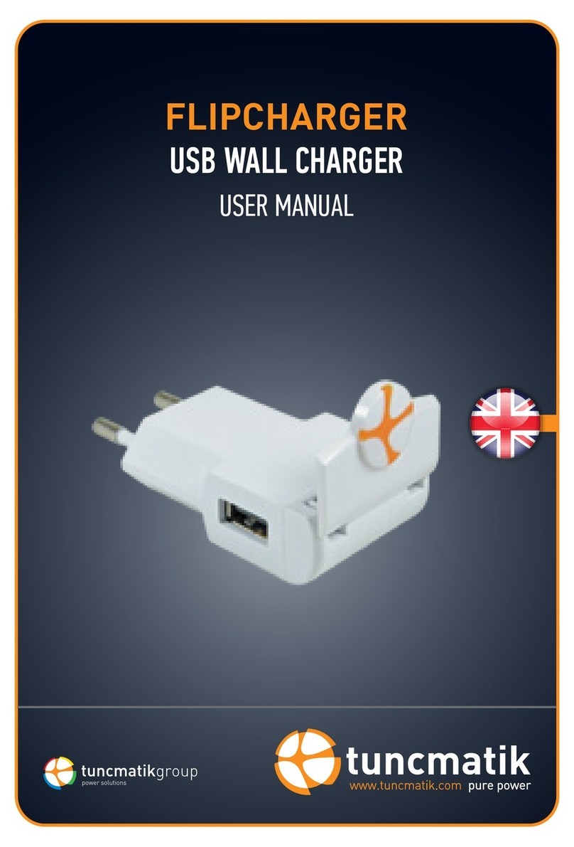 Tuncmatik FLIPCHARGER User manual
