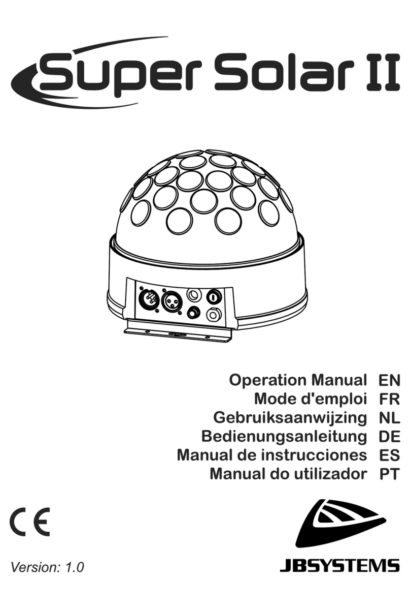JB Systems Light Supr Solar II Operation manual
