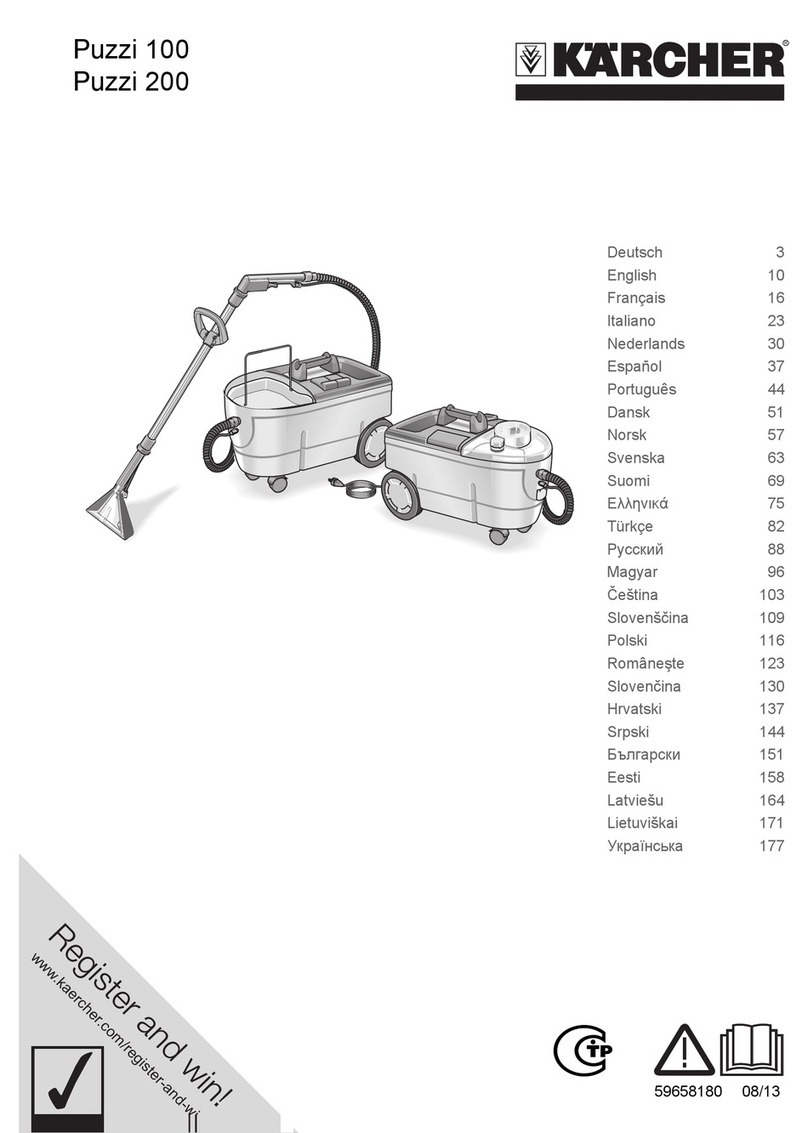 Kärcher puzzi 100 User manual