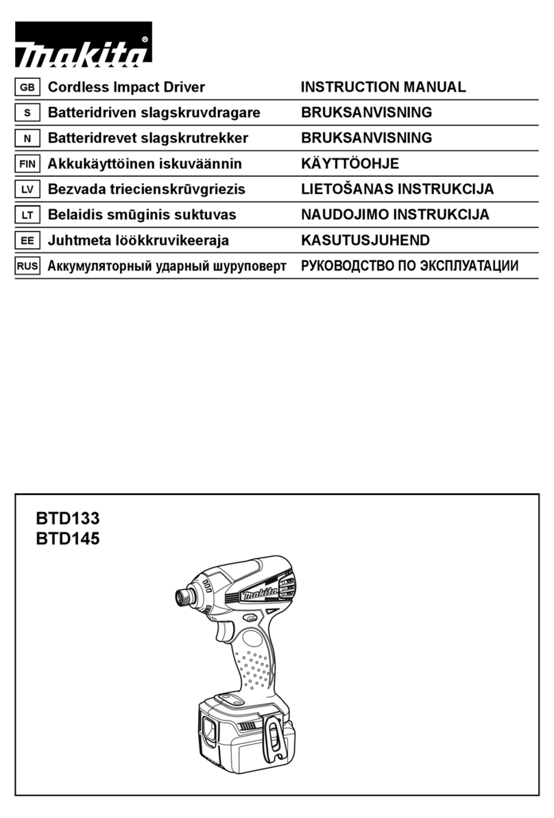 Makita BTD133 User manual