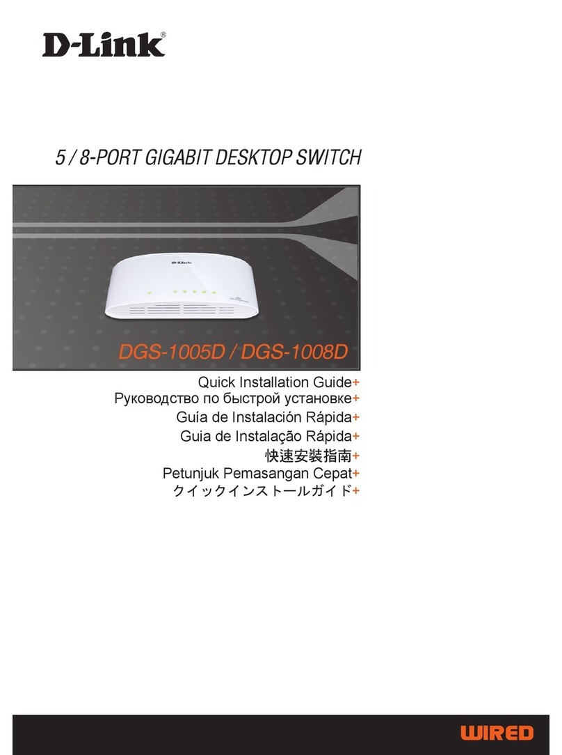 D-Link DGS-1005D - Switch User manual