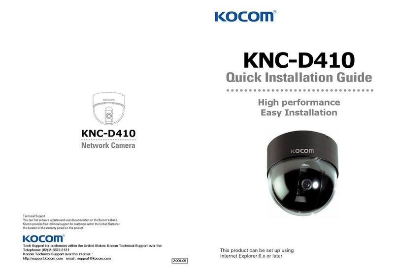 KOCOM KNC-D410 User manual