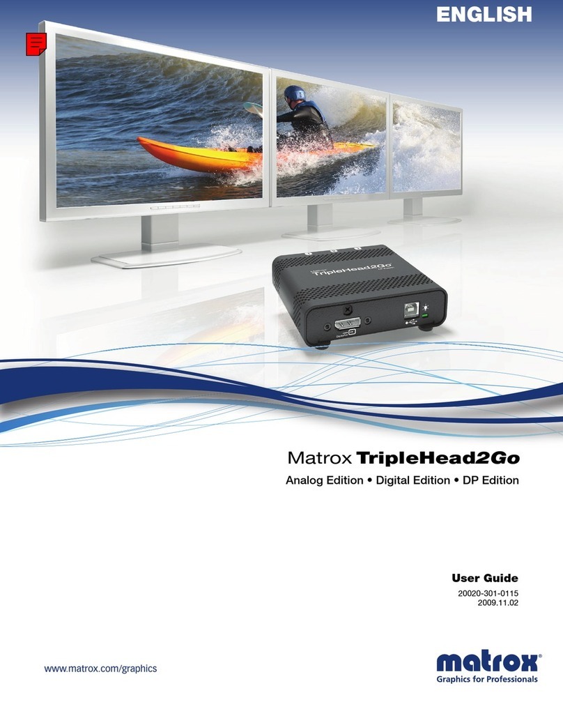 Matrox TripleHead2Go Analog Edition user guide