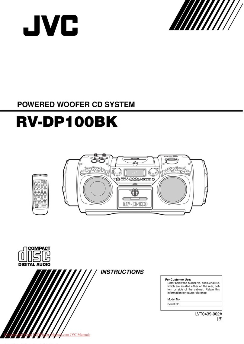 JVC RV-DP100BK User manual