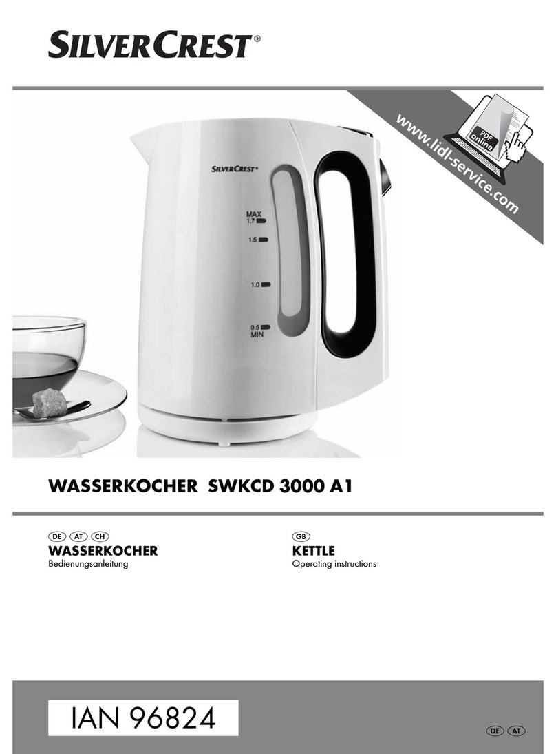 Silvercrest SWKCD 3000 A1 User manual