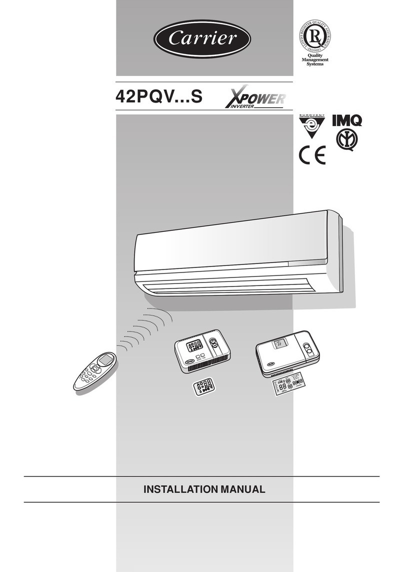 Carrier 42PQV050S User manual